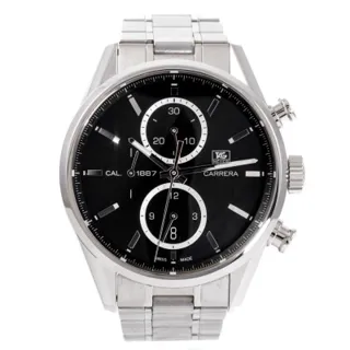 TAG Heuer Carrera car2110 Stainless steel Black