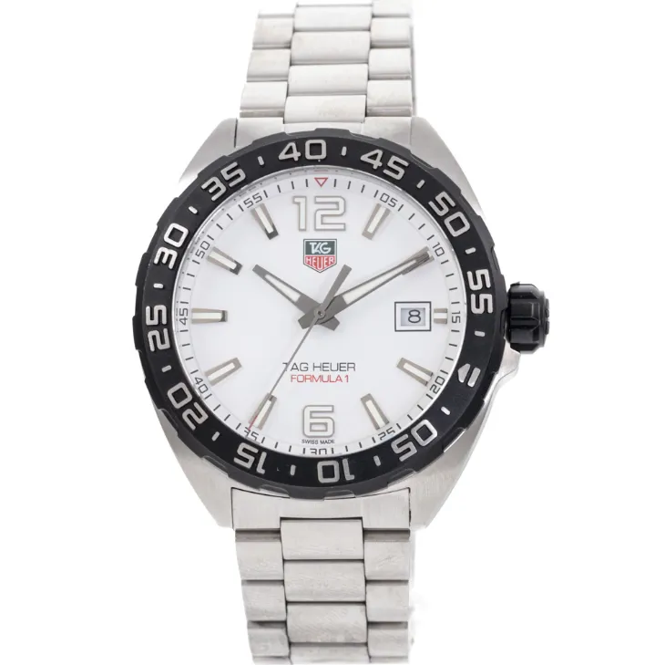 TAG Heuer Formula 1 WAZ1111.BA0875 41mm Stainless steel White