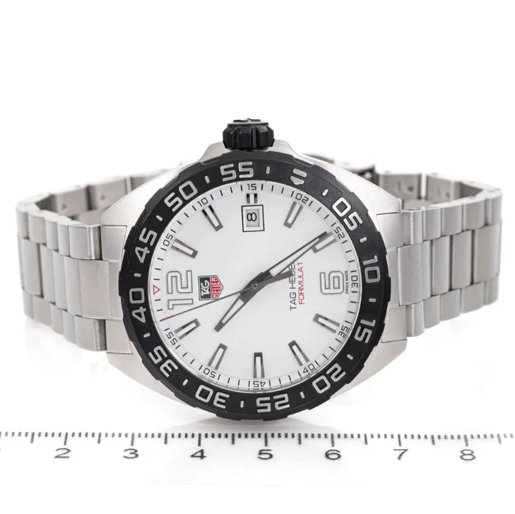 TAG Heuer Formula 1 Quartz WAZ1111.BA0875 41mm Stainless steel White 6