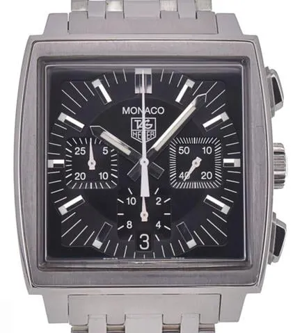 TAG Heuer Monaco CW2111.BA0780 Stainless steel Black Japan | Dealer |  EveryWatch