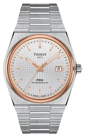 Tissot PRX Powermatic 80 T1374072103100 40mm Stainless steel Silver