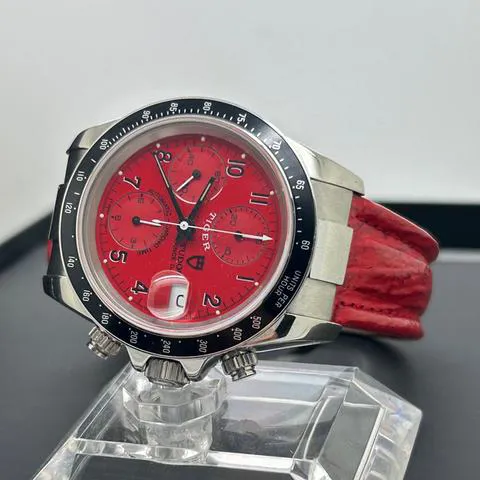 Tudor Tiger Prince Date 79260P 40mm Stainless steel Red 2