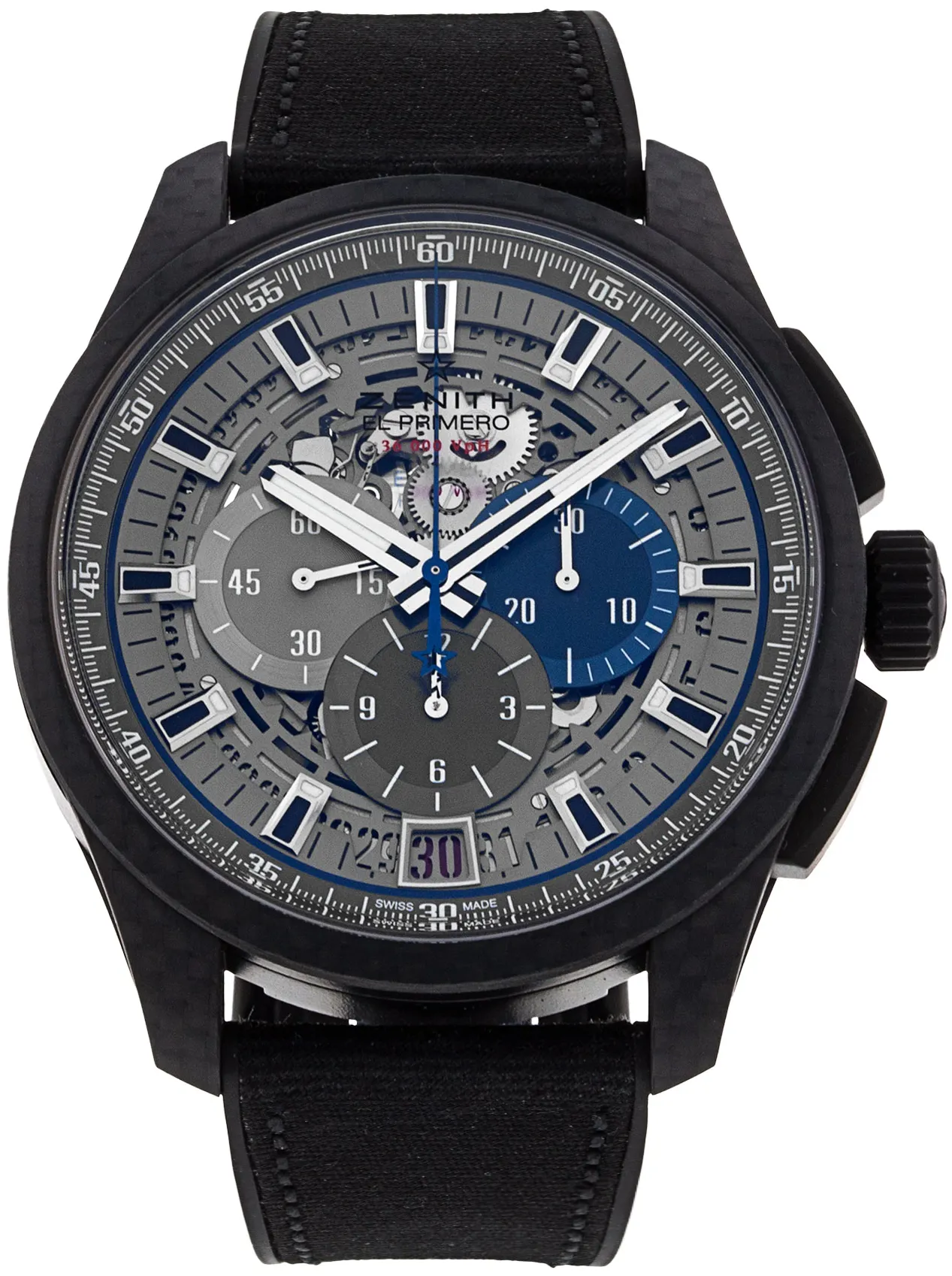 Zenith El Primero Lightweight 10.2260.400/69.R573 45mm Carbon fiber Skeleton