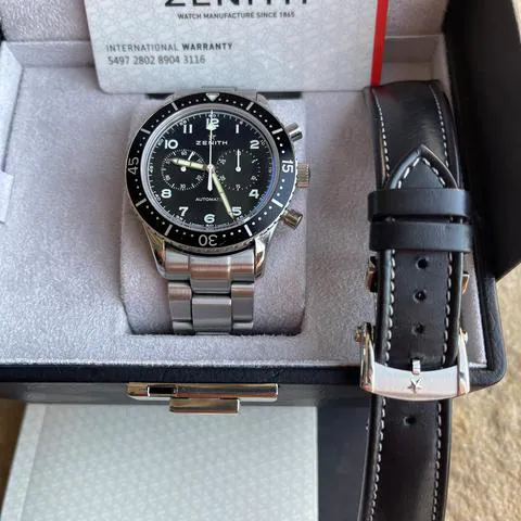 Zenith Pilot 03.2240.4069/21.C774 43mm Stainless steel Black 1