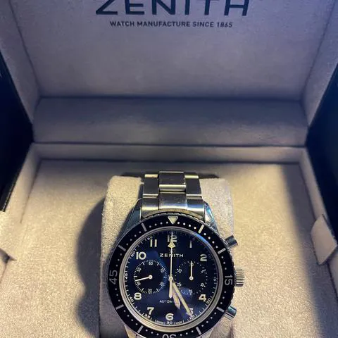 Zenith Pilot 03.2240.4069/21.C774 43mm Stainless steel Black 10