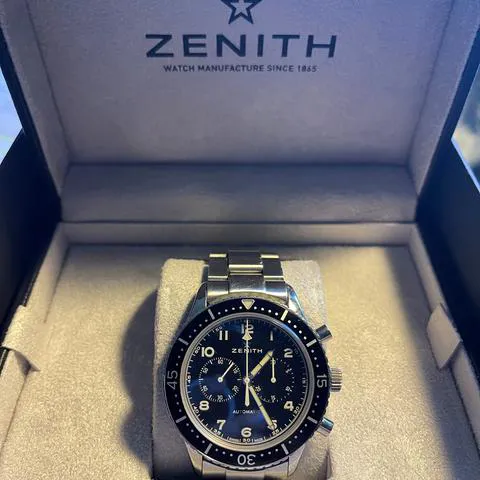 Zenith Pilot 03.2240.4069/21.C774 43mm Stainless steel Black 11