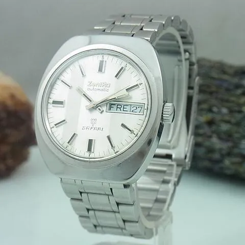 ZentRa 36.5mm Stainless steel Silver