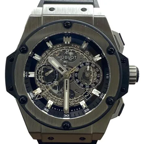 Hublot King Power 701.NX.0170.RX 48mm Titanium Transparent