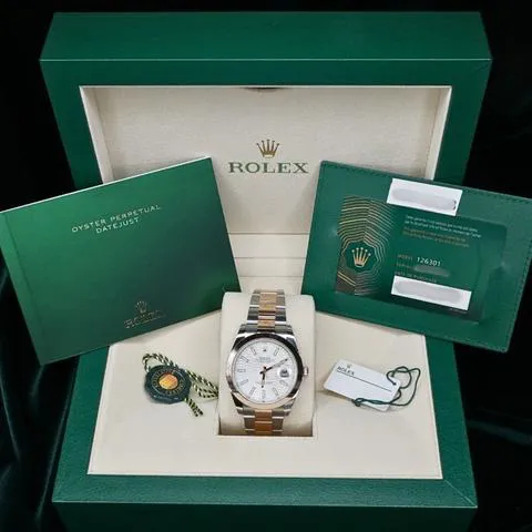 Rolex Datejust 41 126301 41mm Rose gold Silver 4