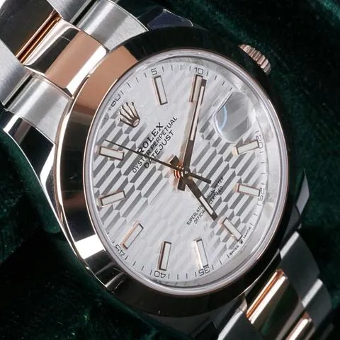 Rolex Datejust 41 126301 41mm Rose gold Silver 7