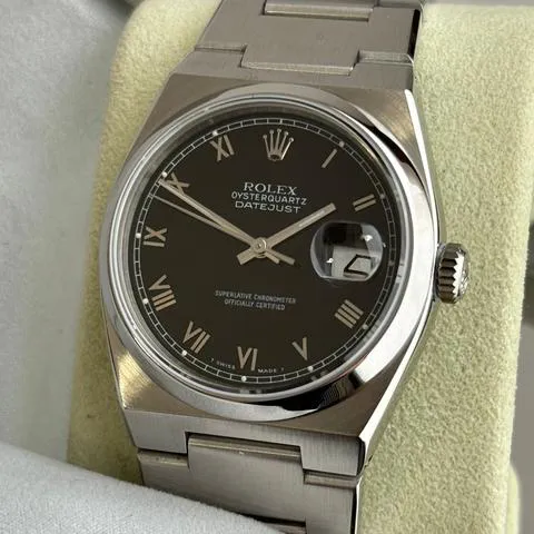 Rolex Datejust Oysterquartz 17000 36mm Stainless steel Black 2