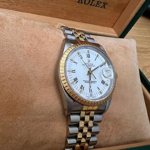 Rolex Oyster Perpetual Date 1505 34mm Yellow gold and Stainless steel Gold 2