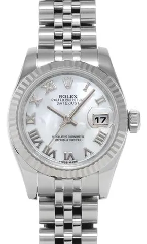 Rolex Lady-Datejust 179174NR 26mm Stainless steel Mother-of-pearl