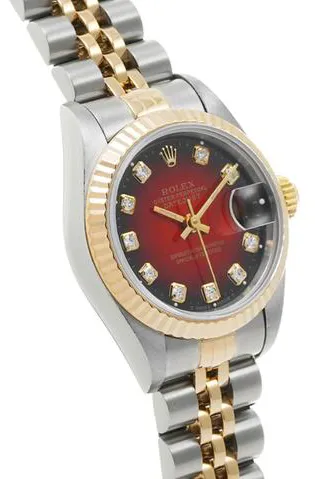 Rolex Datejust 69173G 26mm Stainless steel Red 2