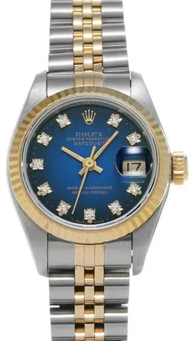 Rolex Datejust 69173G 26mm Stainless steel Blue