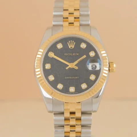 Rolex Datejust 31 178273 31mm Yellow gold and Stainless steel Black