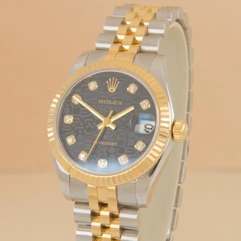 Rolex Datejust 31 178273 31mm Yellow gold and Stainless steel Black 4