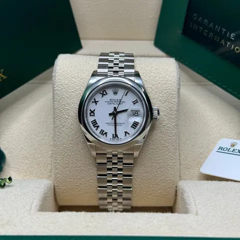 Rolex Lady-Datejust 279160 28mm Stainless steel White