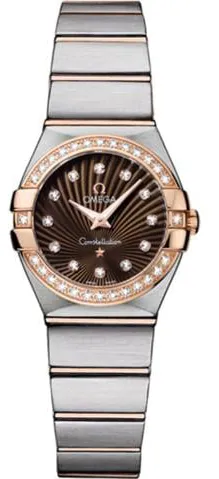 Omega Constellation Quartz 123.25.24.60.63.001 16mm Yellow gold and stainless steel Brown