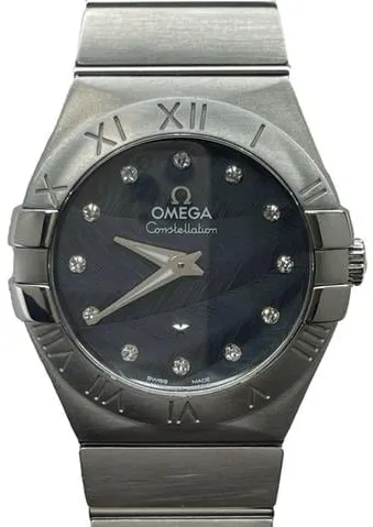 Omega Constellation Quartz 123.10.27.60.53.001 27mm Stainless steel Blue