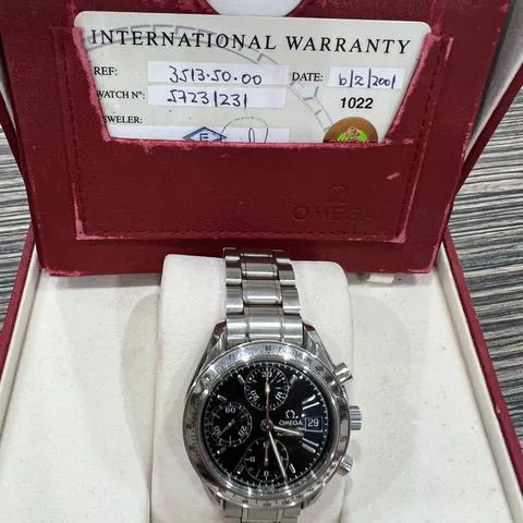 Omega Speedmaster Date 35135000 39mm Stainless steel Black 4