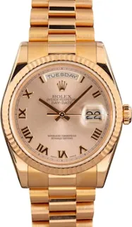 Rolex Day-Date 36 118235 36mm Everose gold Pink