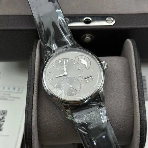 Glashütte PanoMaticLunar 1-90-02-43-32-05 40mm Stainless steel Gray