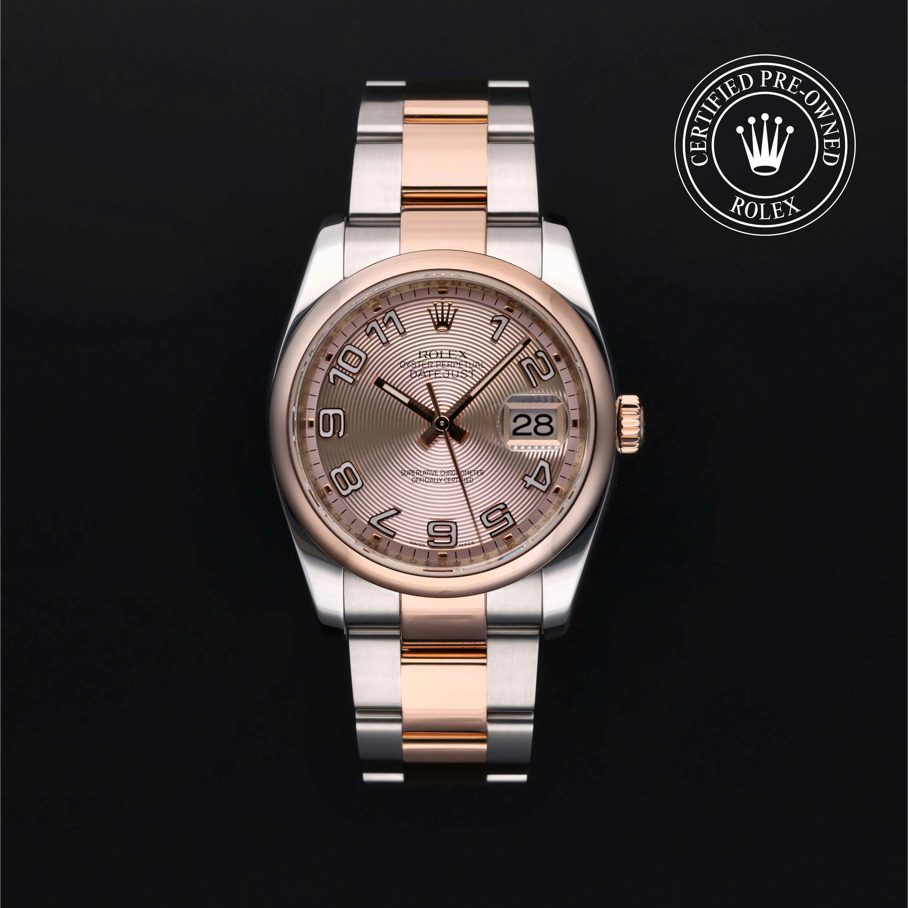 Rolex Datejust 36 116201 36mm Stainless steel Rose