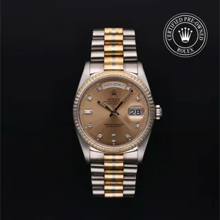 Rolex Oyster Perpetual 31 18239B White gold Champagne