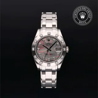 Rolex Pearlmaster 81319 White gold Mother of pearl$Multicolored