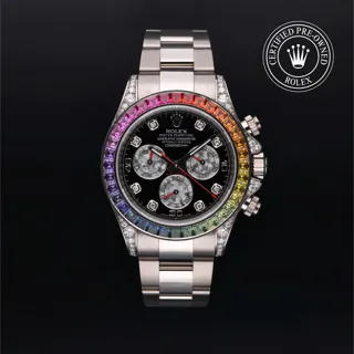 Rolex Daytona 116599 RBOW White gold Black