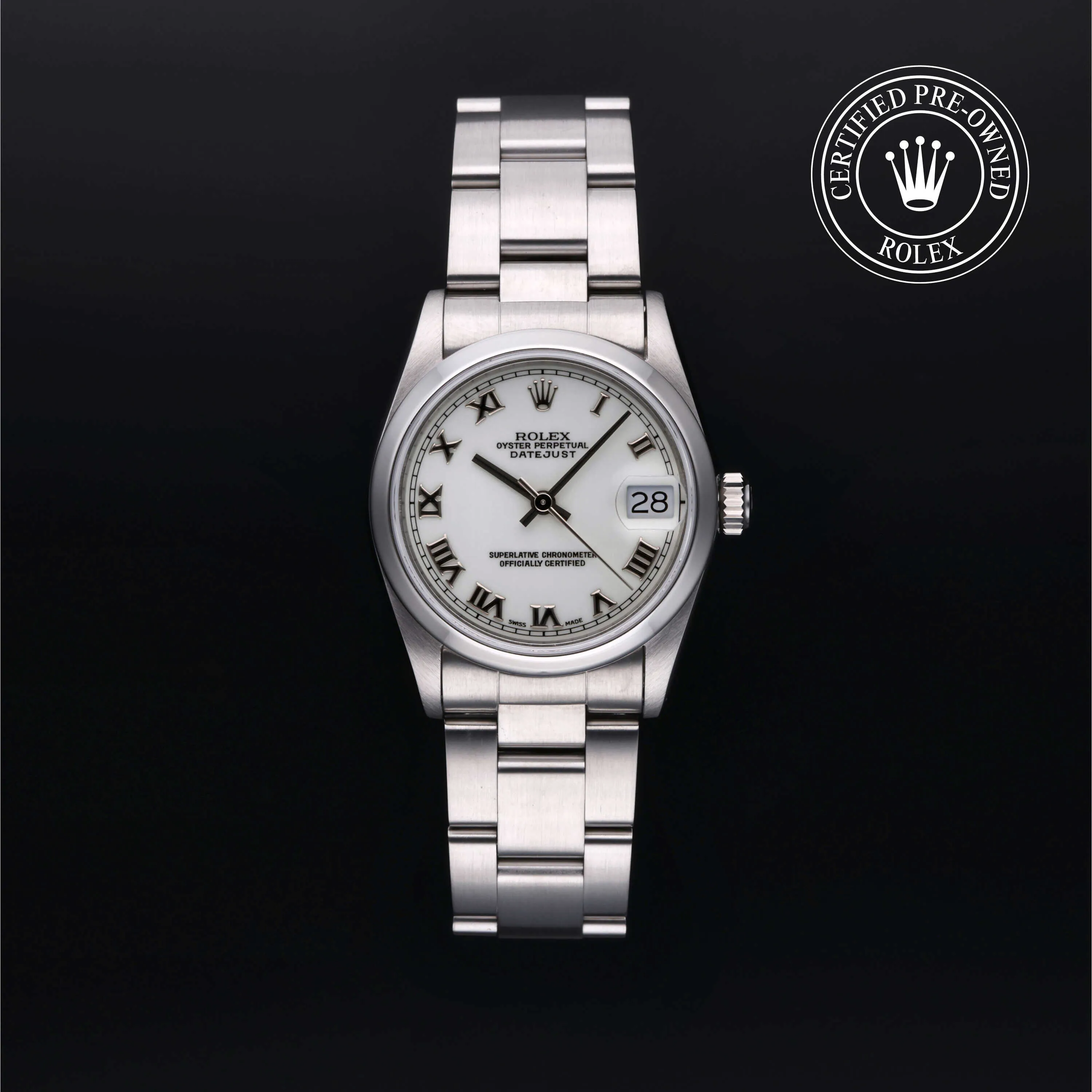 Rolex Datejust 31 68240 31mm Stainless steel White