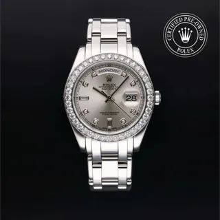 Rolex Day-Date 18946 Platinum Silver