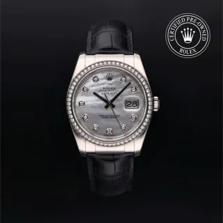 Rolex Datejust 36 116189 White gold Mother of pearl$White