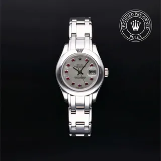 Rolex Lady-Datejust Pearlmaster 80329 White gold Mother Of Pearl$White