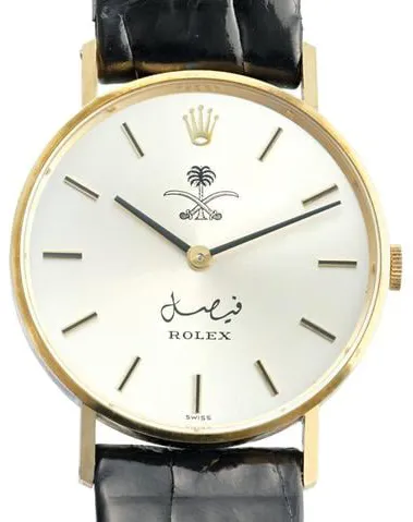 Rolex Cellini 3833 31mm Yellow gold White