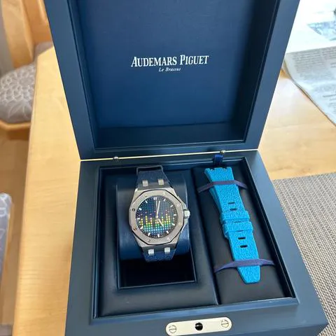 Audemars Piguet Royal Oak Offshore 77600TI.OO.A343CA.01 37mm Titanium Blue 1