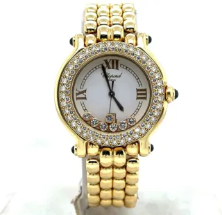 Chopard Happy Sport 27/6145-23 Yellow gold White