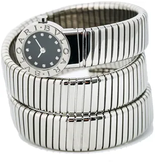 Bulgari Tubogas BB191TS Stainless steel Black