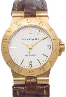 Bulgari Diagono LCV 29 G Yellow gold White