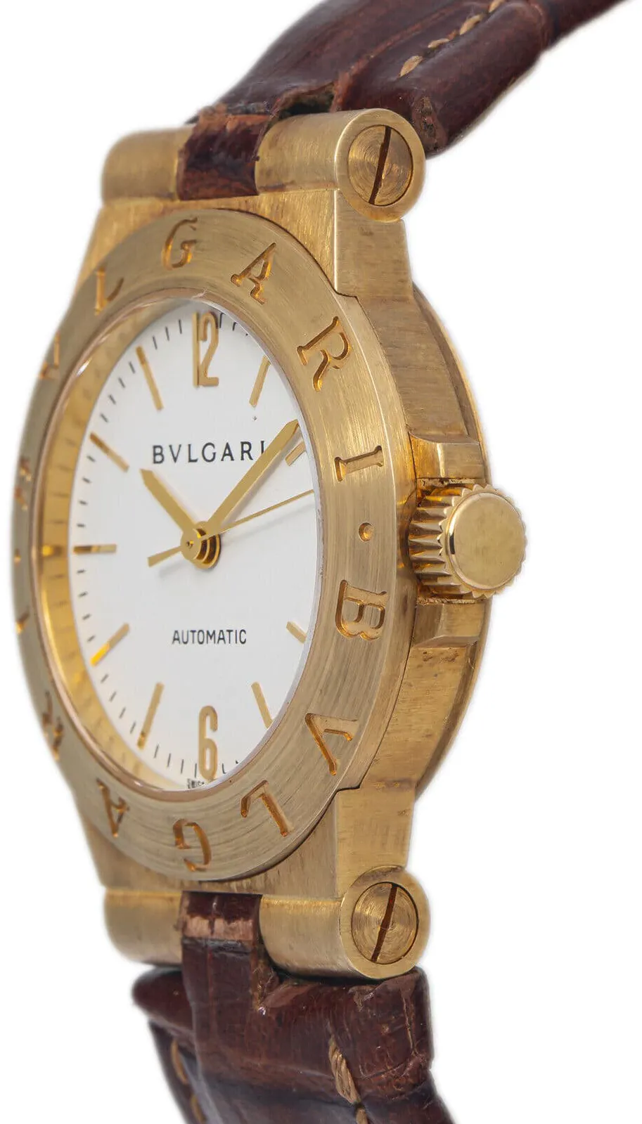 Bulgari Diagono LCV 29 G 29mm Yellow gold White 1