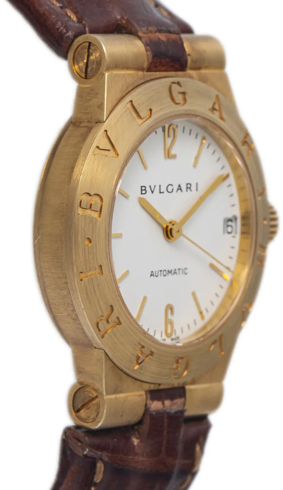 Bulgari Diagono LCV 29 G 29mm Yellow gold White 2