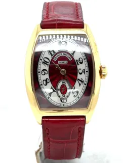 Franck Muller Cintree Curvex 7500 S6 Yellow gold Red