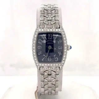 Franck Muller Cintree Curvex 2251 QZ D White Gold$Diamond-set