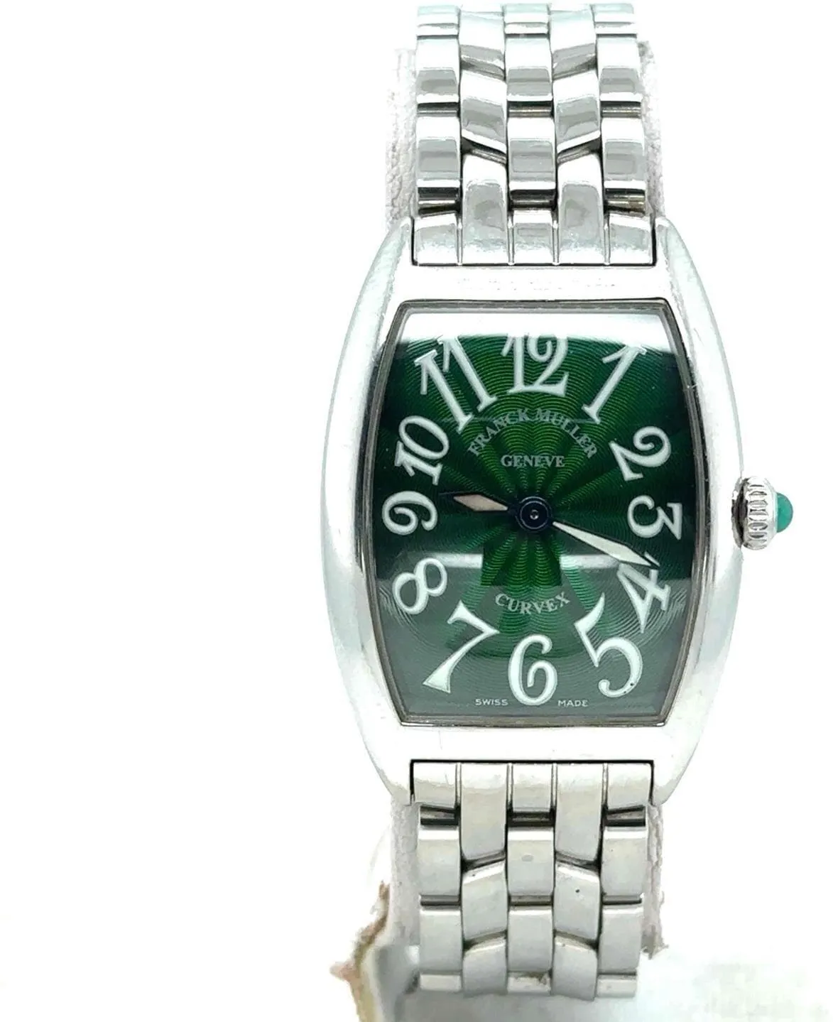 Franck Muller Curvex 1752 QZ 25mm Stainless steel Green