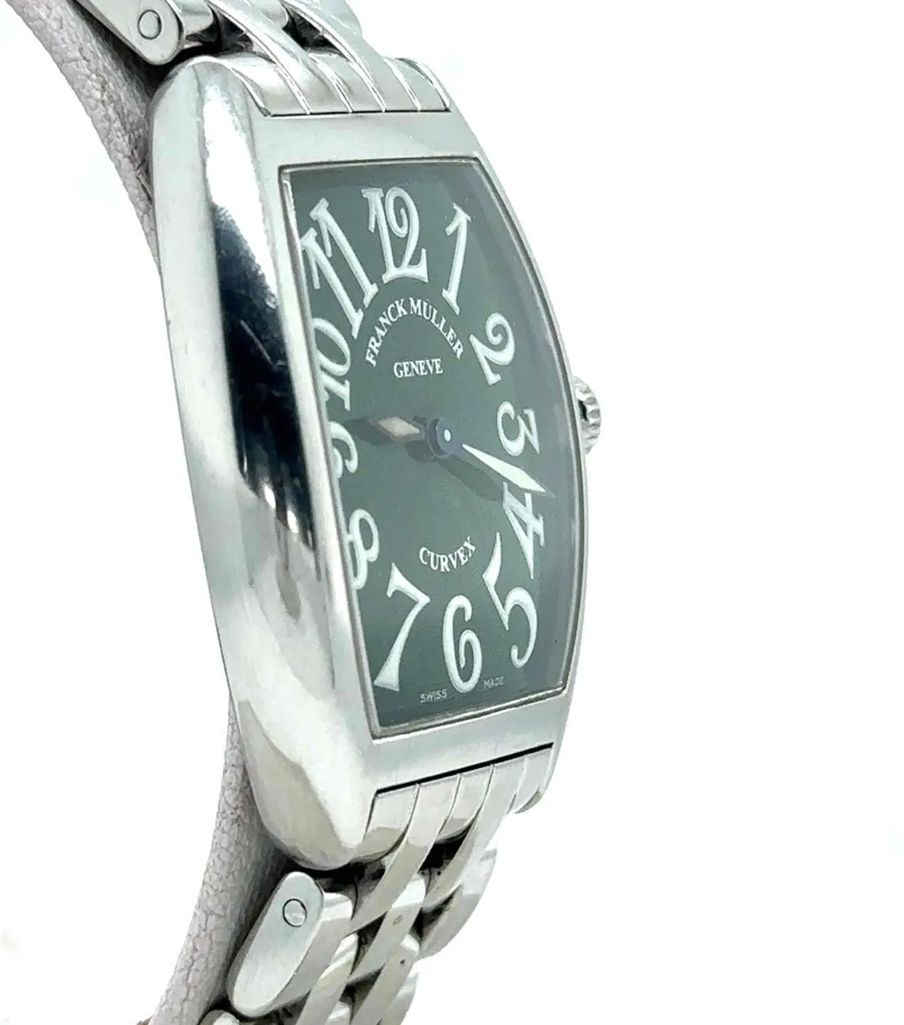 Franck Muller Curvex 1752 QZ 25mm Stainless steel Green 2