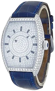 Franck Muller Double Mystery 6850 White gold and Diamond