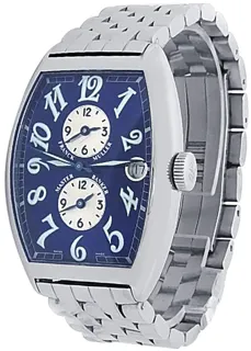 Franck Muller Master Banker 6850 MB Stainless steel Blue