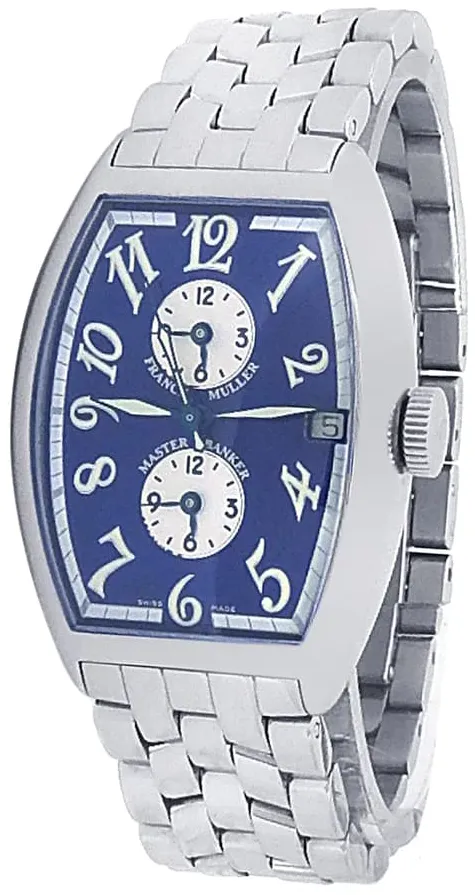 Franck Muller Master Banker 5850 MB 32mm Stainless steel Blue