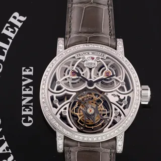 Franck Muller Giga Tourbillon Round 48 White Gold 7048 T G SQT BR D WG White gold Skeletonized